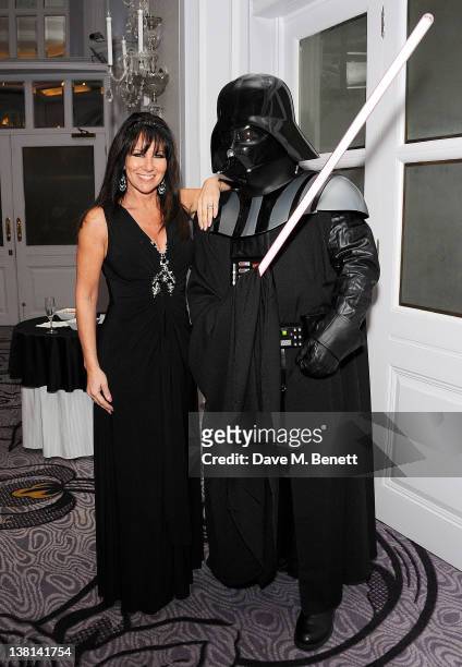 Linda Lusardi attends the Star Wars Black Tie Dinner and Quiz at Hilton Park Lane on February 2, 2012 in London, England.