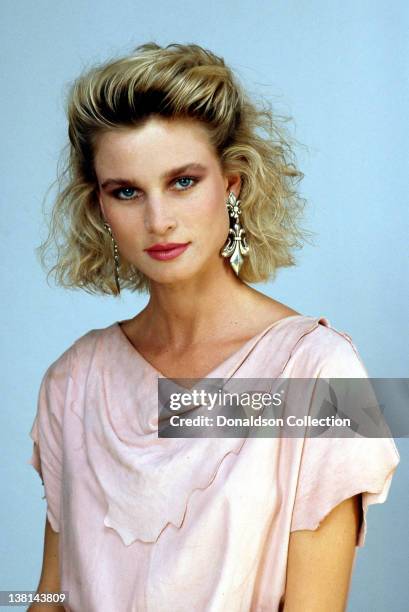 Actress Nicollette Sheridan poses for a portrait in1989 in Los Angeles, California.