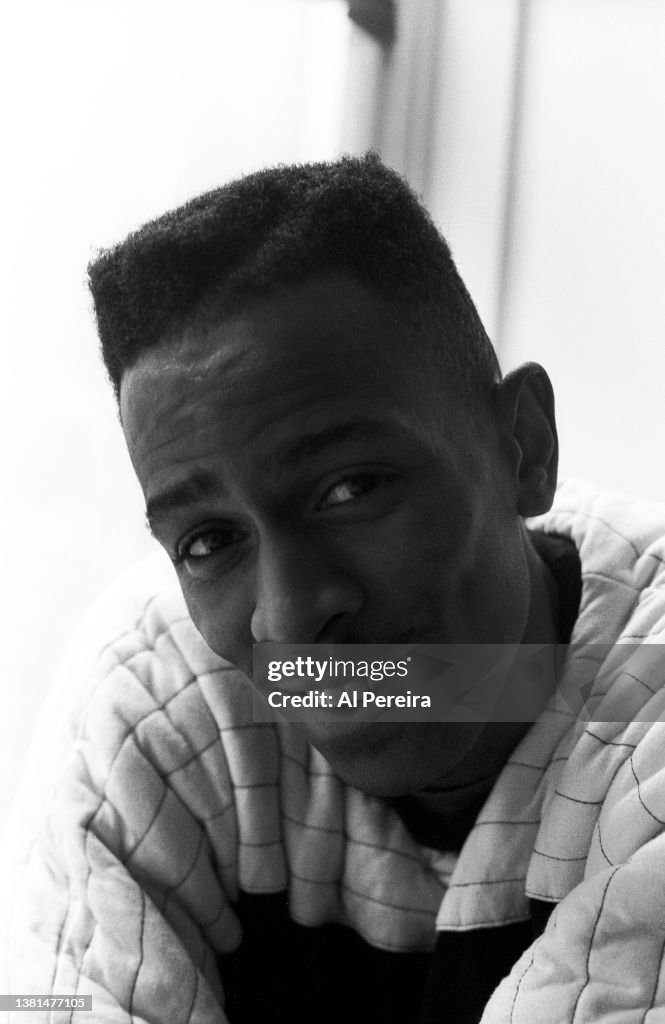Rapper MC Shan poses for a portrait on May 10, 1990 in New York City ...