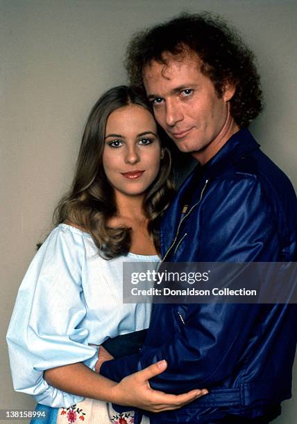 General Hospital" soap opera stars and supercouple Luke and Laura played by Anthony Geary and Genie Francis pose for a portrait session in circa 1985...