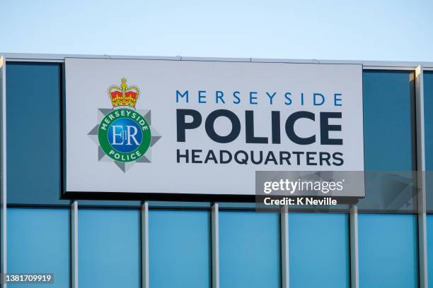 rose hill merseyside police hq building in liverpool - merseyside bildbanksfoton och bilder