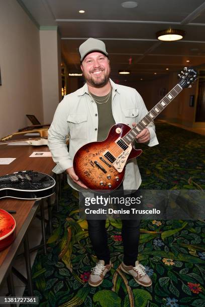Mitchell Tenpenny attends Day 2 of the 57th Academy Of Country Music Awards Radio Row at Park MGM on March 06, 2022 in Las Vegas, Nevada.