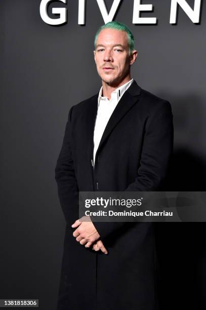 Diplo attends the Givenchy Womenswear Fall/Winter 2022/2023 show as part of Paris Fashion Week on March 06, 2022 in Paris, France.