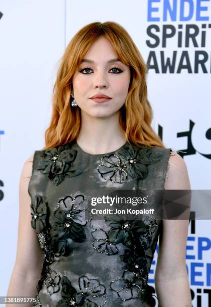 Sydeny Sweeney attends the 2022 Film Independent Spirit Awards on March 06, 2022 in Santa Monica, California.