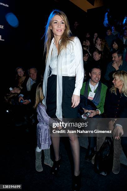 Raquel Merono attends the TCN show during Mercedes-Benz Fashion Week Madrid A/W 2012 at Ifema on February 4, 2012 in Madrid, Spain.