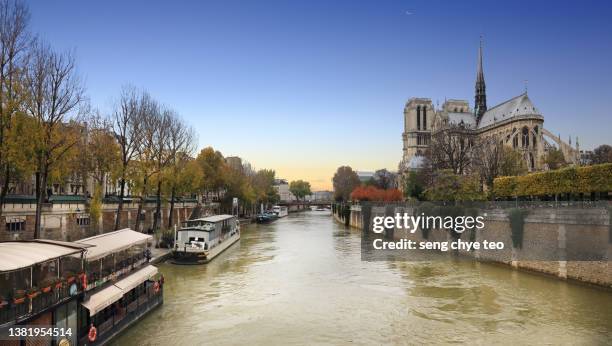 notre dame cathedral, paris, france - ile de la cite stock pictures, royalty-free photos & images