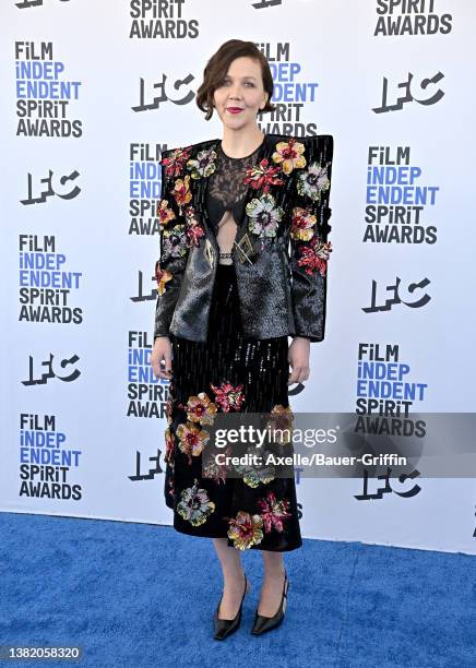 Maggie Gyllenhaal attends the 2022 Film Independent Spirit Awards on March 06, 2022 in Santa Monica, California.