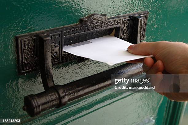 hand delivery - mailbox stock pictures, royalty-free photos & images