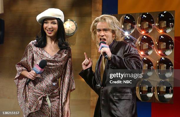 Episode 11 -- Aired -- Pictured: Maya Rudolph as Beertje Van Beers, Fred Armisen as Leonard during "Club Traxx" skit