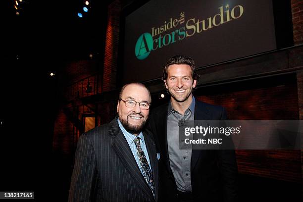 Bradley Cooper -- Pictured: Host James Lipton, Bradley Cooper -- Bravo