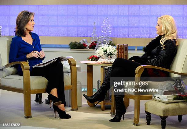 Airdate -- Pictured: Meredith Vieira and Jamie Jungers appear on NBC News' "Today" show