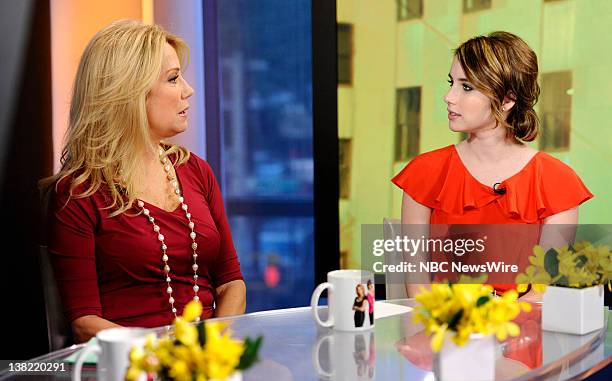 Kathie Lee Gifford and Emma Roberts appear on NBC News' "Today" show