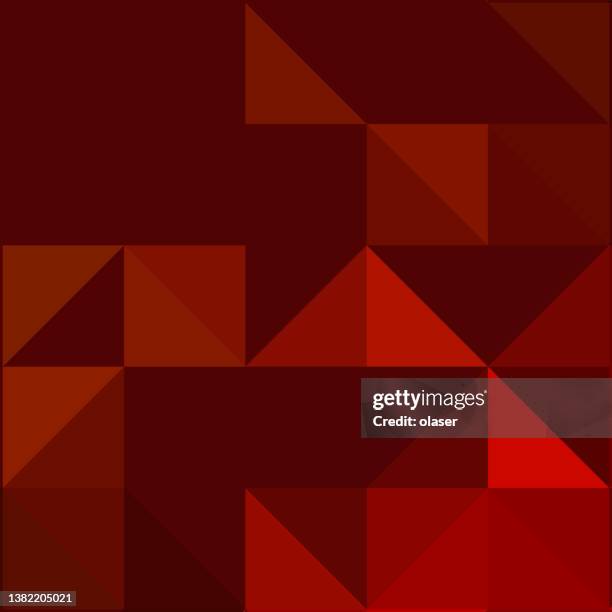 5x5 dunkelrote dreiecke hintergrundmuster - burgundy stock-grafiken, -clipart, -cartoons und -symbole