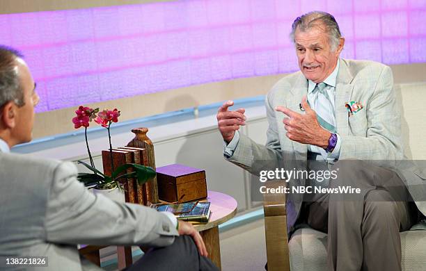 Matt Lauer and Frank Deford appear on NBC News' "Today" show