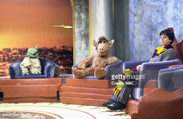 Episode 10 -- Air Date -- Pictured: Yoda, ALF, Harry Potter during the "HBO First Look" skit on January 12, 2002