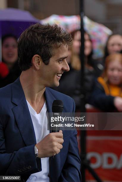 New Kids On The Block -- Pictured: Joey McIntyre -- New Kids on the Block visit NBC News' "Today" in their first public appearance together in 15...
