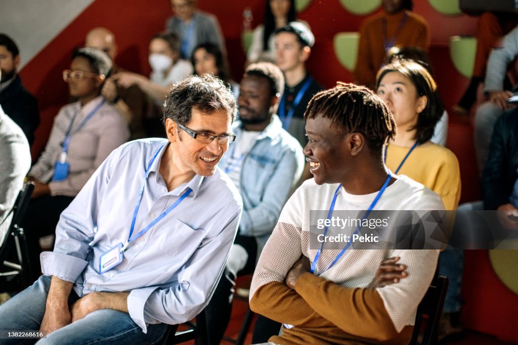 Business team at a seminar