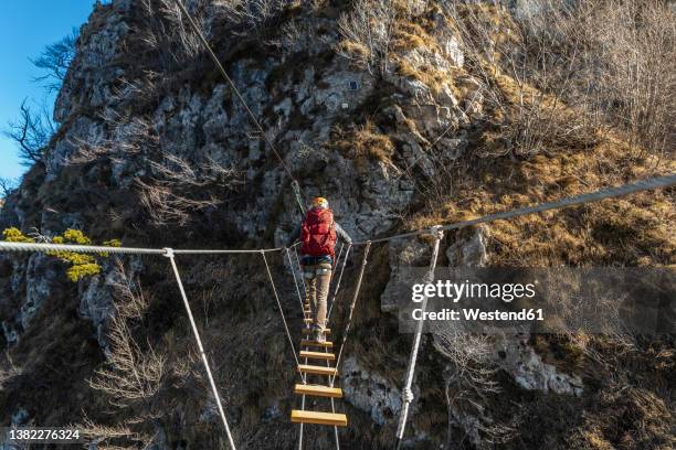 Risky Rope Bridge Risky Bridge Photos and Premium High Res Pictures - Getty Images