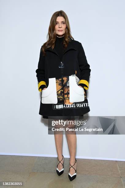 Chiara Mastroianni attends the Louis Vuitton Womenswear Fall/Winter 2022/2023 show as part of Paris Fashion Week on March 07, 2022 in Paris, France.