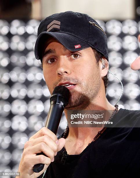 Enrique Iglesias performs on NBC News' "Today" show