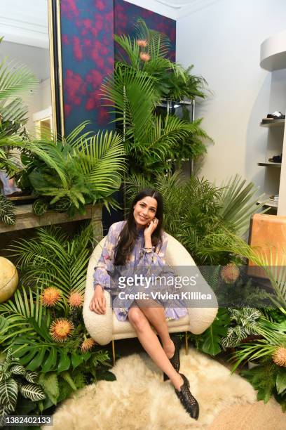 Freida Pinto attends as goop hosts a celebration for the launch of Banana Republic Baby on March 06, 2022 in Los Angeles, California.