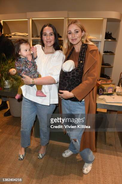 Pia Baroncini and Alyssa Julya Smith attend as goop hosts a celebration for the launch of Banana Republic Baby on March 06, 2022 in Los Angeles,...