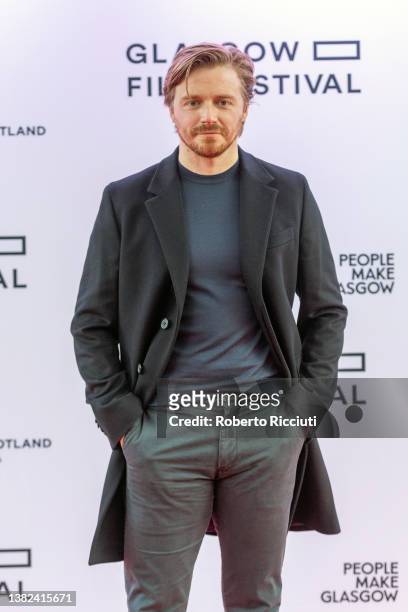 Actor Jack Lowden attends the Scottish premiere of "Benediction Call" during the Glasgow Film Festival at Glasgow Film Theatre on March 07, 2022 in...