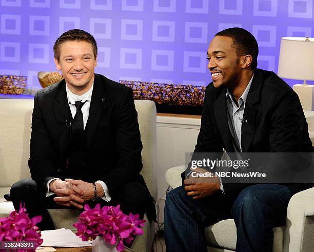 Jeremy Renner and Anthony Mackie appear on NBC News' "Today" show