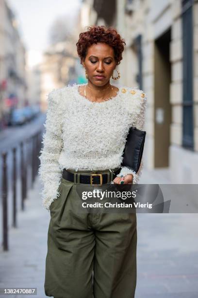 Chanel fluffy sweater Clearance