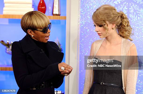 Mary J. Blige and Taylor Swift appear on NBC News' "Today" show