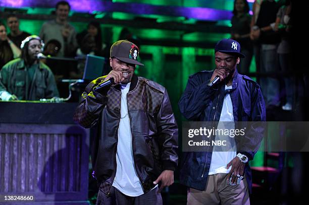 Episode 46 -- Airdate -- Pictured: Musical guest Method Man & Redman performs on May 18, 2009