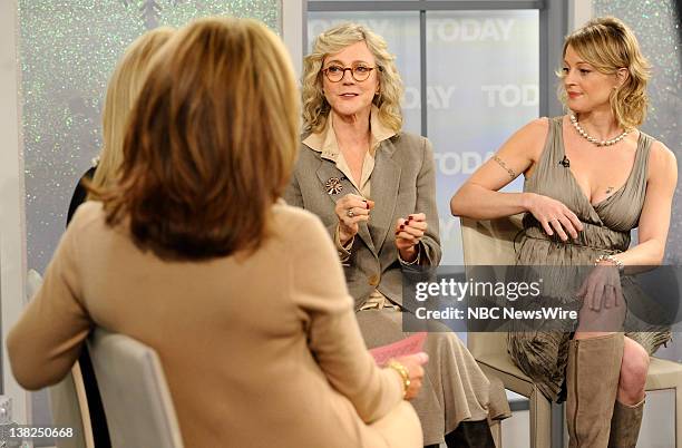 Kathie Lee Gifford, Hoda Kotb, Blythe Danner and Teri Polo appear on NBC News' "Today" show