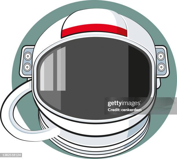 宇宙飛行士 - astronaut helmet点のイラスト素材／クリップアート素材／マンガ素材／アイコン素材