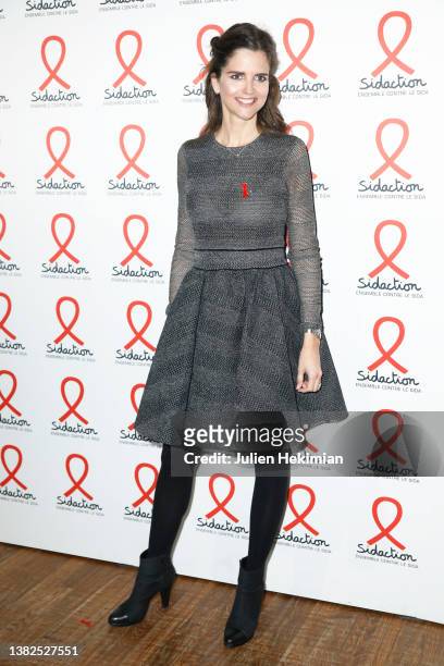 Margaux de Frouville attends the Sidaction 2022 as part of Paris Fashion Week at Salle Wagram on March 07, 2022 in Paris, France.
