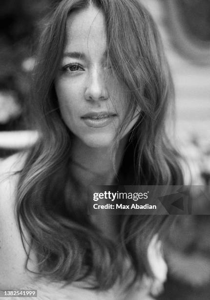 Actress Karine Vanasse poses for a portrait on July 30, 2021 in Montreal, Canada.