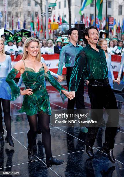 Melissa Conbery and Padraic Moyles perform on NBC News' "Today" show