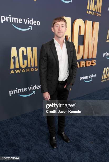 Ashley Gorley attends the 57th Academy of Country Music Awards at Allegiant Stadium on March 07, 2022 in Las Vegas, Nevada.