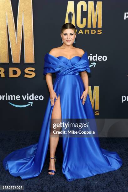 Tenille Arts attends the 57th Academy of Country Music Awards at Allegiant Stadium on March 07, 2022 in Las Vegas, Nevada.