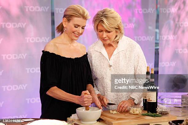 Alexis Stewart, Martha Stewart -- Martha Stewart and her daughter, Alexis, cook up delicious recipes on NBC News' "Today"