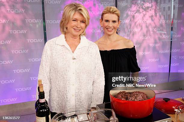 Alexis Stewart, Martha Stewart -- Martha Stewart and her daughter, Alexis, cook up delicious recipes on NBC News' "Today"