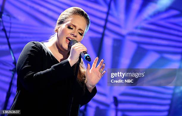 Singer Adele performs on NBC News' "Today" show