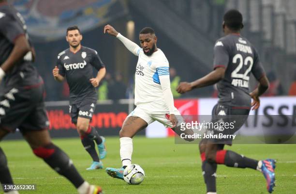 Gerson Santos da Silva of Marseille during the Ligue 1 Uber Eats match between Olympique de Marseille and AS Monaco at Stade Velodrome on March 6,...