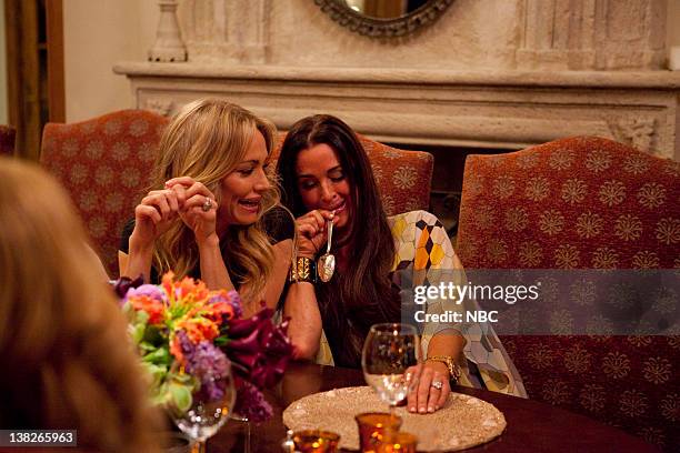 Dinner at Camille Grammers" -- Pictured: Taylor Armstrong, Kyle Richards