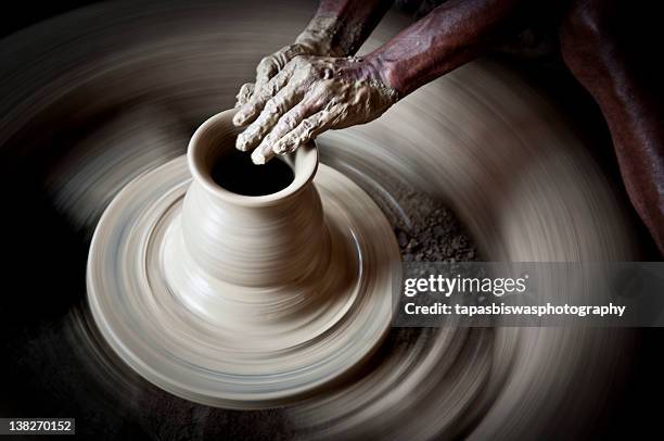 pottery - pottery making stock pictures, royalty-free photos & images