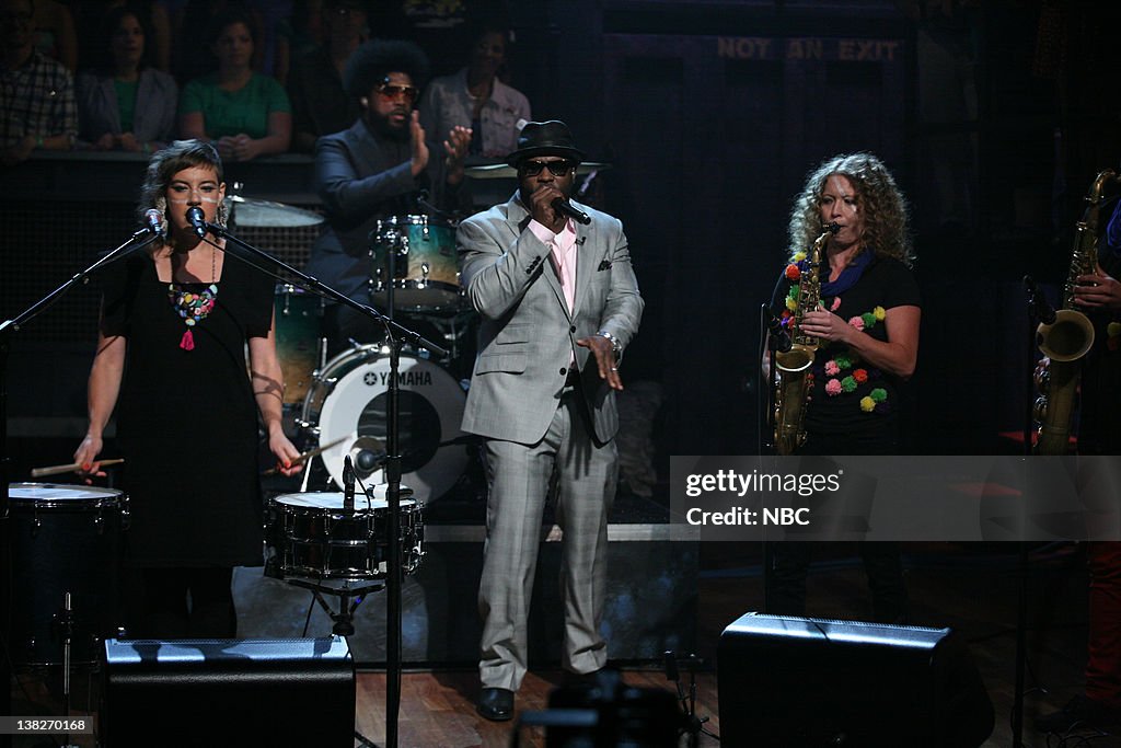 The Roots Fallon Musical Guest Tune-Yards perform with The Roots on August 1, 2011 News ...