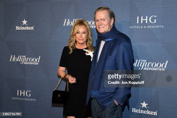 Kathy Hilton and Richard Hilton attend The Hollywood Reporter's Oscar Nominees Night at Spago on March 07, 2022 in Beverly Hills, California.