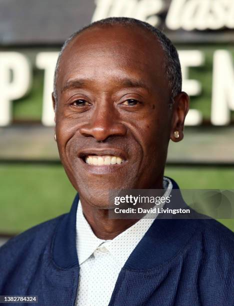 Don Cheadle attends the premiere of Apple TV+'s “The Last Days of Ptolemy Grey” at Regency Bruin Theatre on March 07, 2022 in Los Angeles, California.