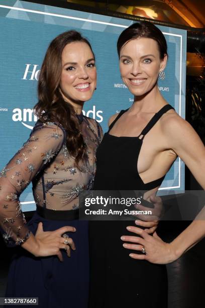 Erin Cahill and Johanna Watts attend The Hollywood Reporter Oscar Nominees Night presented by IHG Hotels and Resorts, and sponsored by Heineken and...