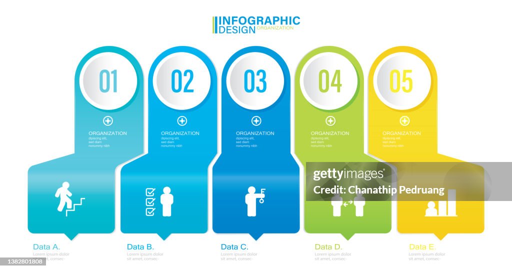Reference Numbers In Visualisation Business Data Visualization Infographic Elements Stock Illustration ...