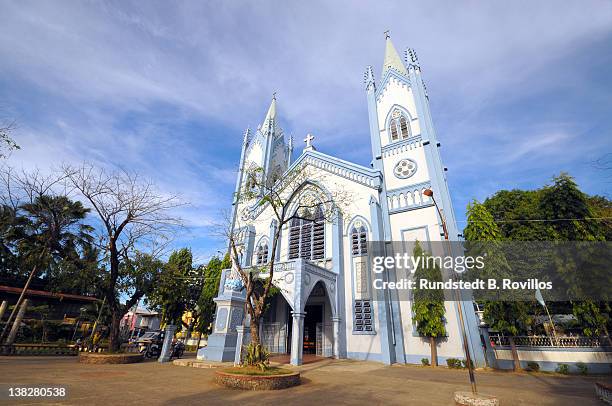 immaculate conception cathedral - puerto princesa stock pictures, royalty-free photos & images